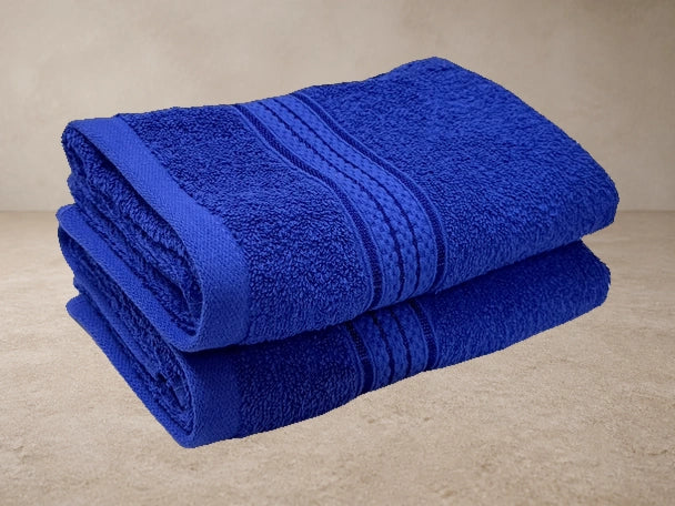Raaya CloudSoft Royal Blue Hand Towel Pair