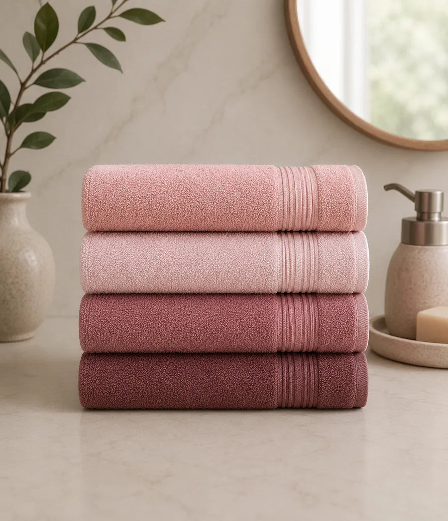 Combed Cotton Face Towel Set