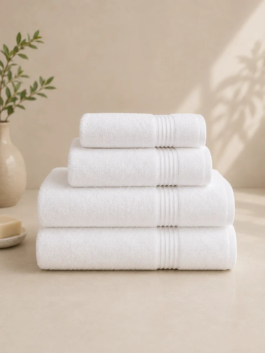 Classic White Hotel Towel Set