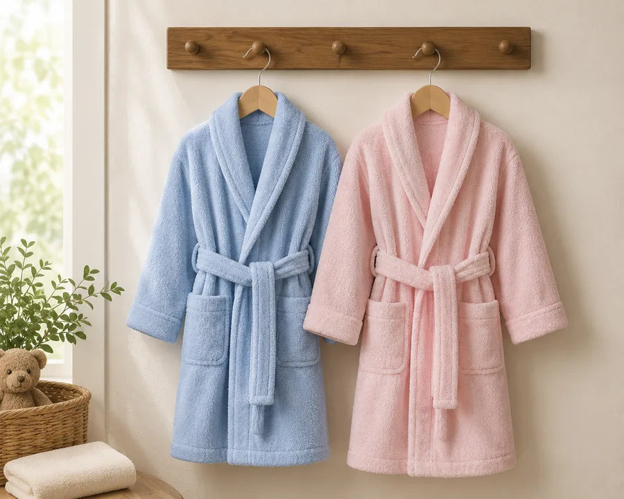 Kids Cotton Bathrobe