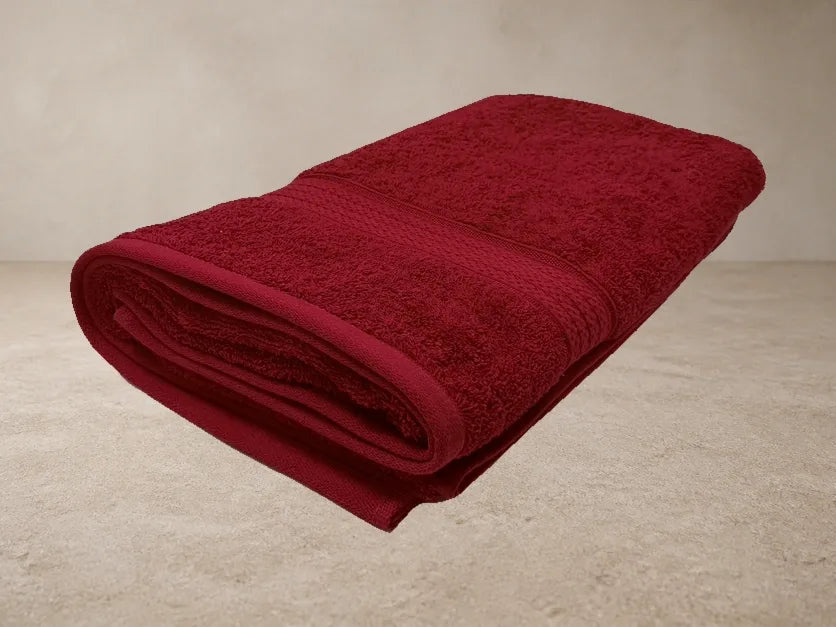 Raaya CloudSoft Deep Wine Bath Towel