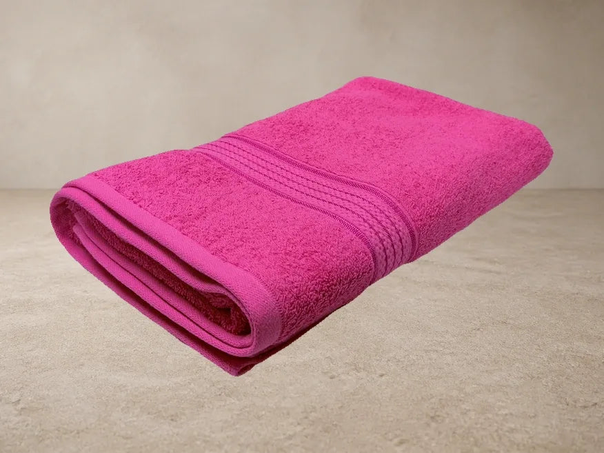 LoomSoft Fuchsia Pink Bath Towel