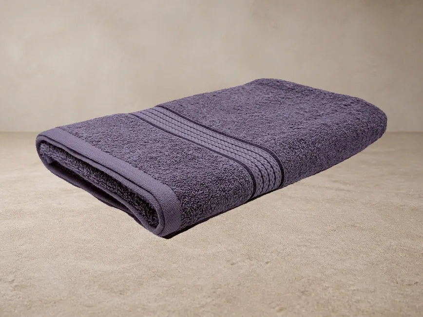 LoomSoft Graphite Lilac Bath Towel