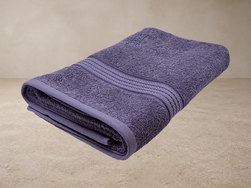 Raaya CloudSoft Lavender Grey Bath Towel
